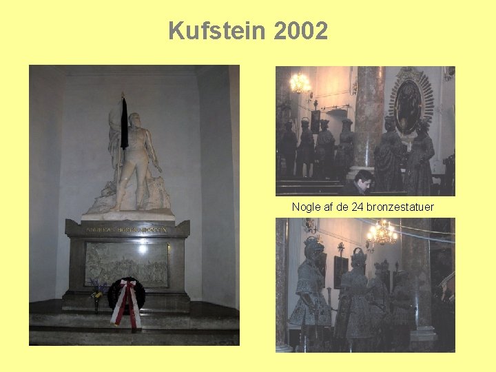 Kufstein 2002 Nogle af de 24 bronzestatuer 