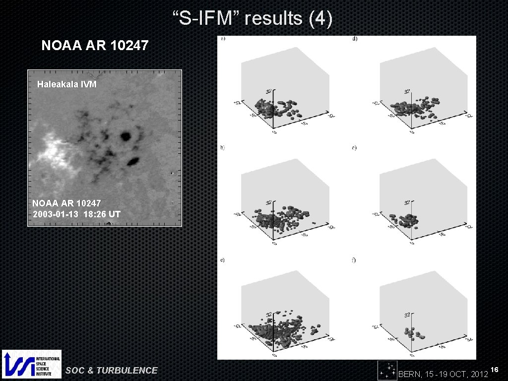 “S-IFM” results (4) NOAA AR 10247 Haleakala IVM NOAA AR 10247 2003 -01 -13