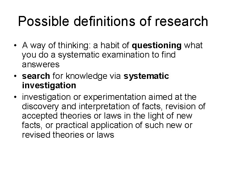 Introduction to Research Methodology for Business and Economics