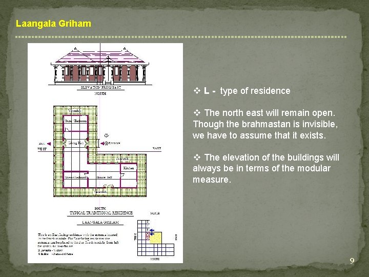 Laangala Griham v L - type of residence v The north east will remain