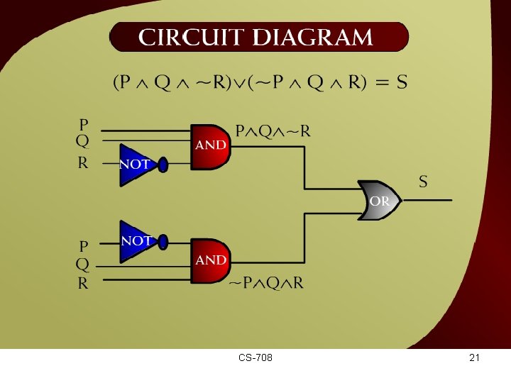 Circuit Diagram – (6 – 23) CS-708 21 