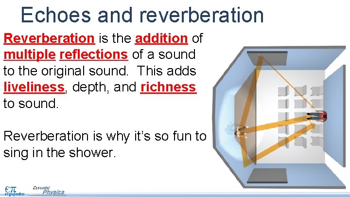 Emporal Reverberation Interference and beats Pg 47 Objectives Physics terms