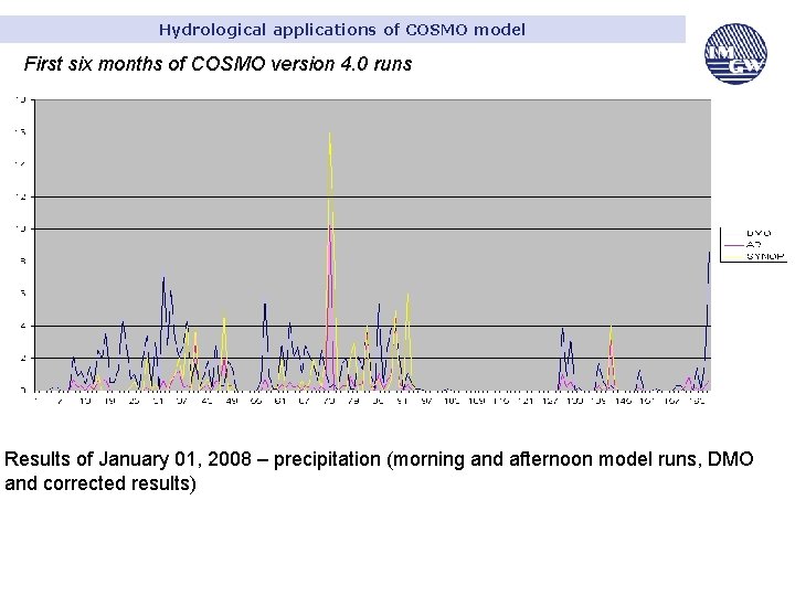 Hydrological applications of COSMO model First six months of COSMO version 4. 0 runs