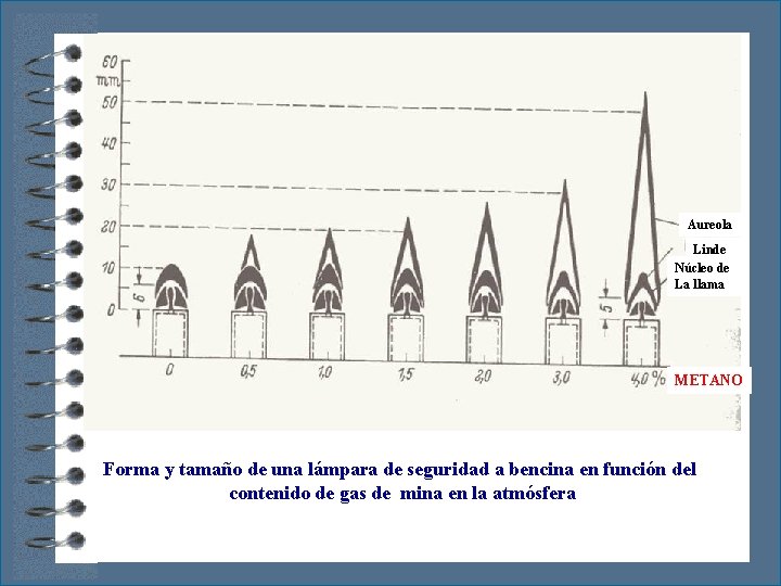 Aureola Linde Núcleo de La llama METANO Forma y tamaño de una lámpara de