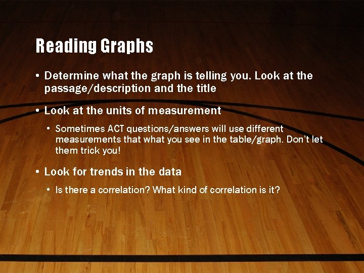 ReadingMaking Tables and Graphs Lesson 4 Learning Target