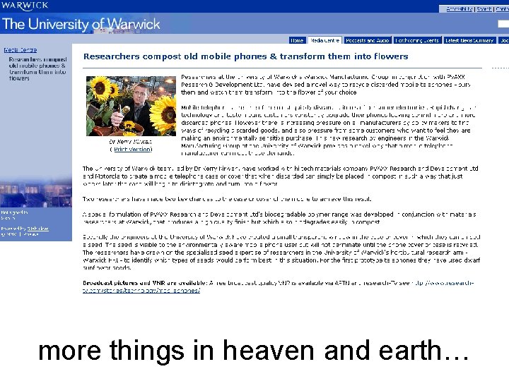 more things in heaven and earth… 