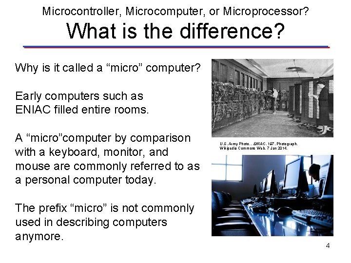 Microcontroller, Microcomputer, or Microprocessor? What is the difference? Why is it called a “micro”