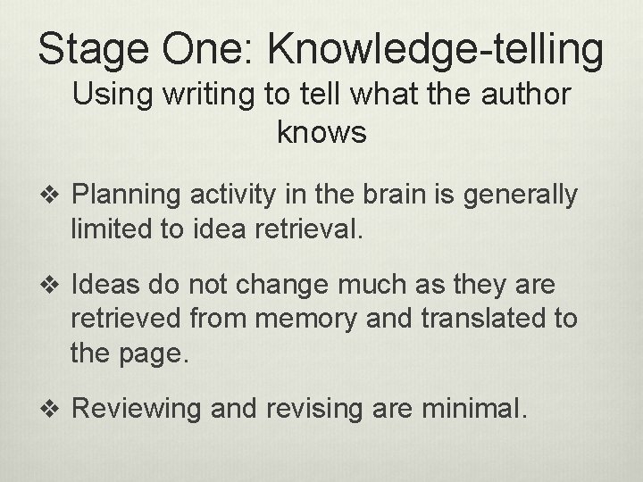 Understanding Students as Writers A Developmental Approach Two