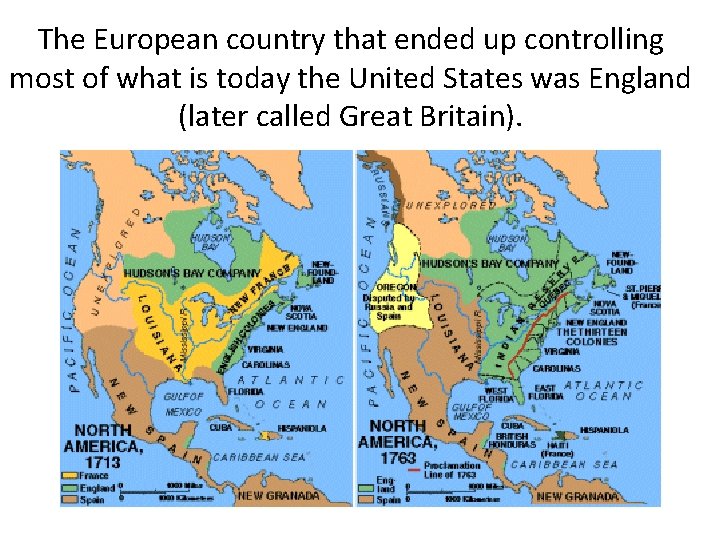 The European country that ended up controlling most of what is today the United