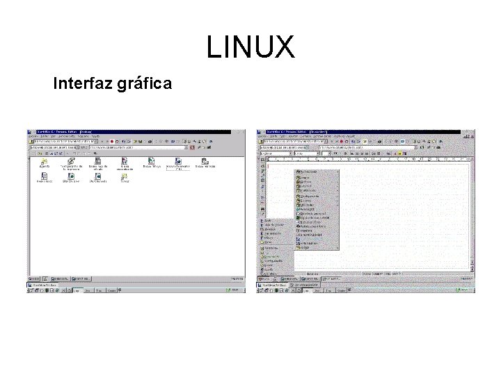LINUX Interfaz gráfica 