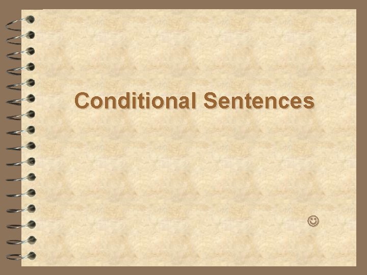 Conditional Sentences 