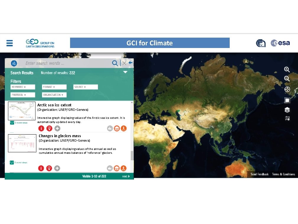 SB - UNMARKED GCI for Climate Resource preview not available Arctic sea ice extent