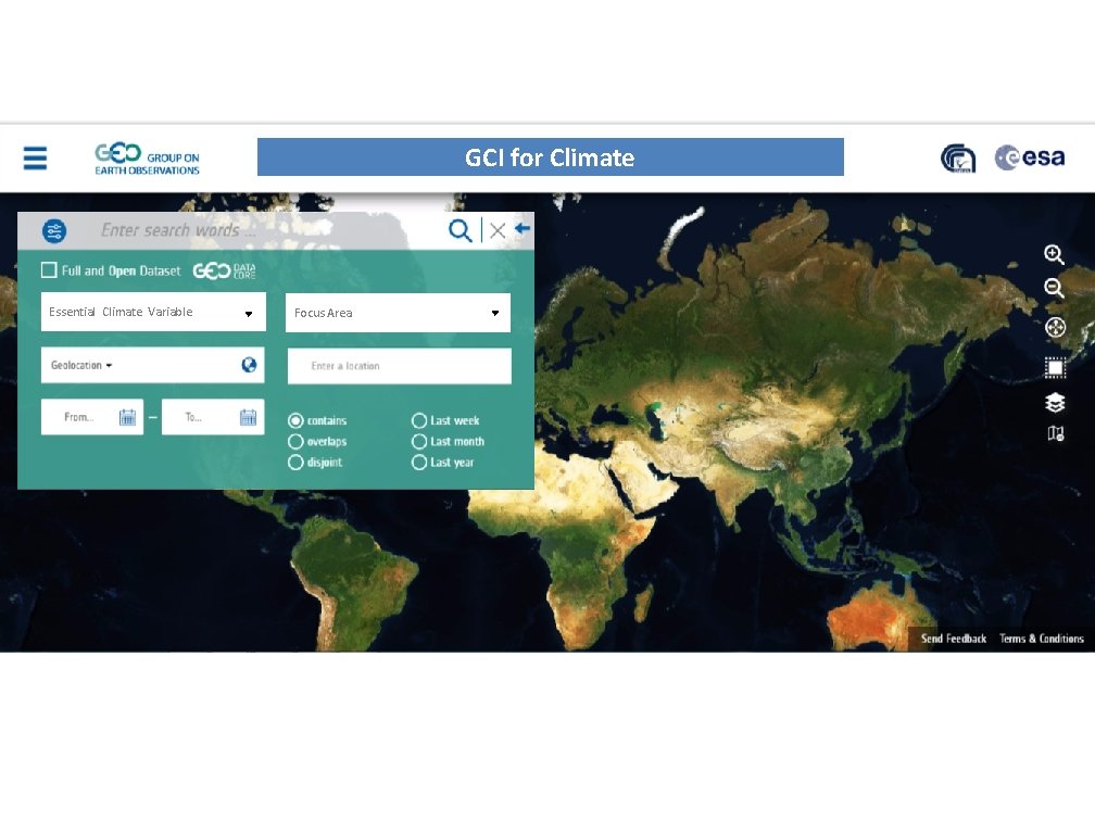 SB - UNMARKED GCI for Climate Essential Climate Variable Focus Area 