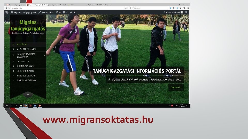 www. migransoktatas. hu 