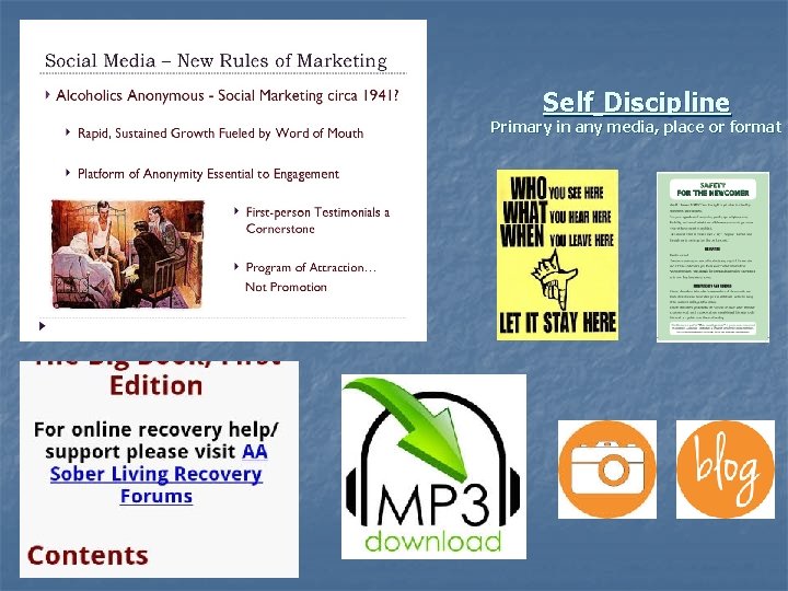 Self Discipline Primary in any media, place or format 
