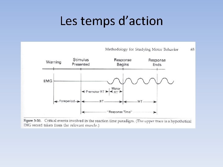 Les temps d’action 