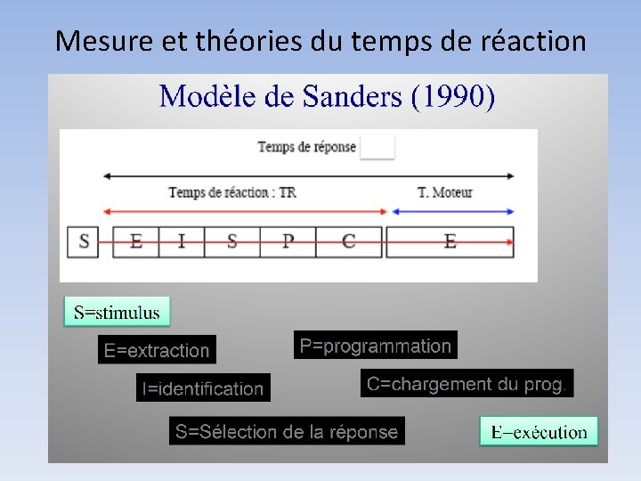 Mesure et théories du temps de réaction 