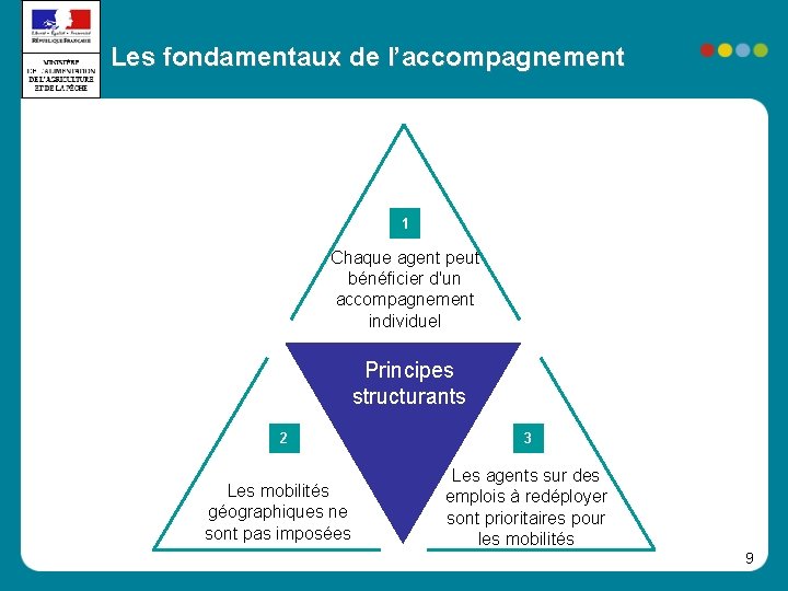 Les fondamentaux de l’accompagnement 1 Chaque agent peut bénéficier d'un accompagnement individuel Principes structurants Les fondamentaux de l’accompagnement 1 Chaque agent peut bénéficier d'un accompagnement individuel Principes structurants