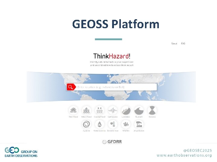 GEOSS Platform 