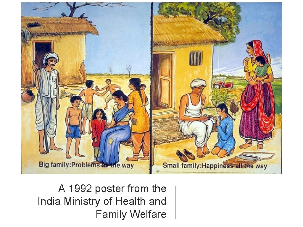 A 1992 poster from the India Ministry of Health and Family Welfare 