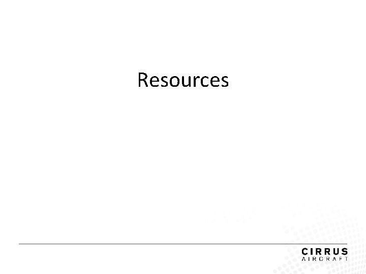 Resources 