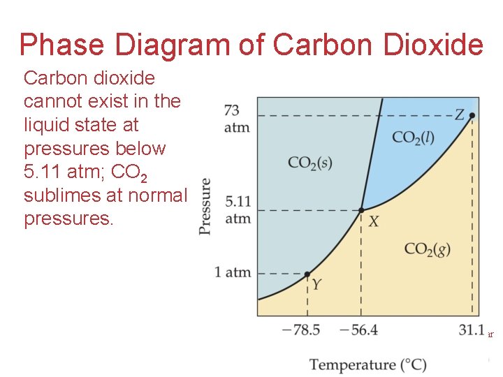 Phase Diagram of Carbon Dioxide Carbon dioxide cannot exist in the liquid state at Phase Diagram of Carbon Dioxide Carbon dioxide cannot exist in the liquid state at