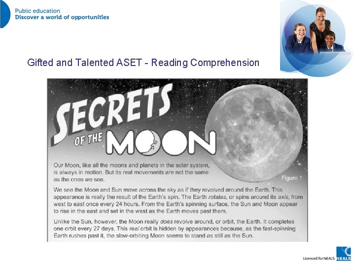 Gifted and Talented ASET - Reading Comprehension 