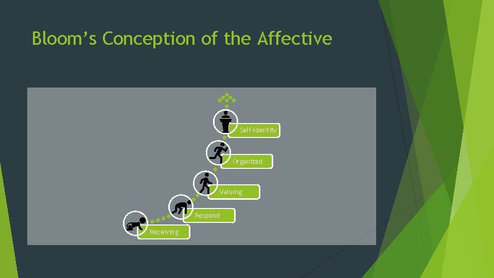 Bloom’s Conception of the Affective Self-Identity Organized Valuing Respond Receiving 