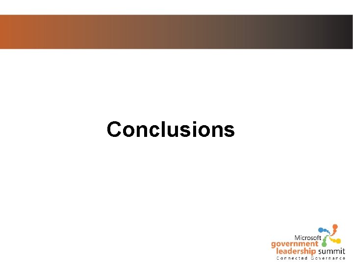 Conclusions Conclusions