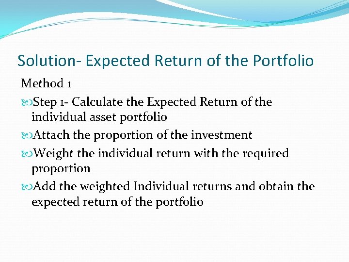PORTIFOLIO THEORY Prepared by Lucky Yona Management Consultant