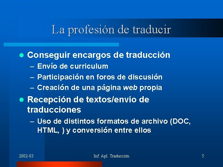 La profesión de traducir l Conseguir encargos de traducción – Envío de curriculum –