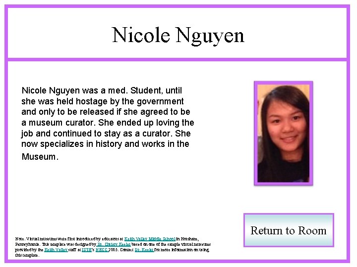 Nicole Nguyen was a med. Student, until she was held hostage by the government