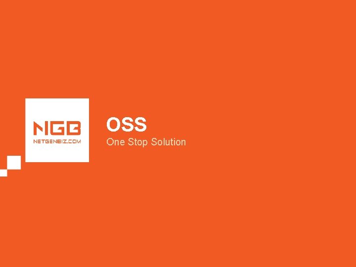 OSS One Stop Solution 