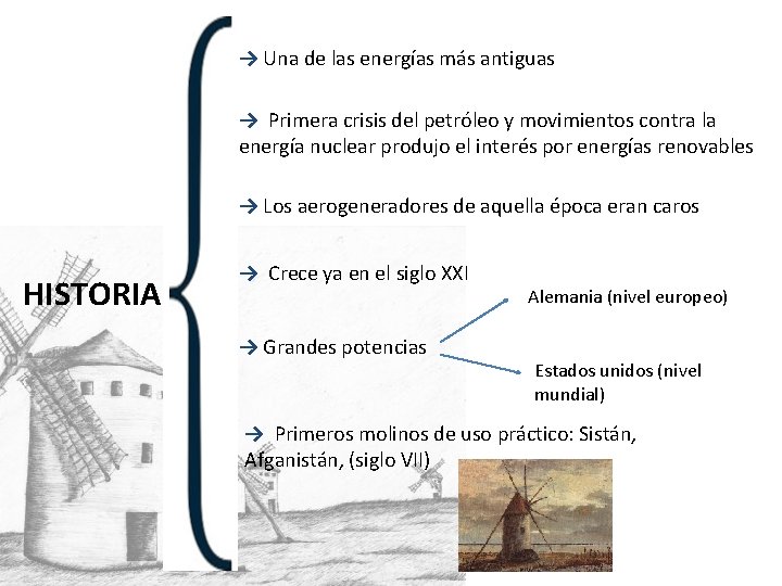 → Una de las energías más antiguas → Primera crisis del petróleo y movimientos