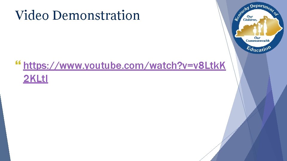 Video Demonstration } https: //www. youtube. com/watch? v=v 8 Ltk. K 2 KLt. I