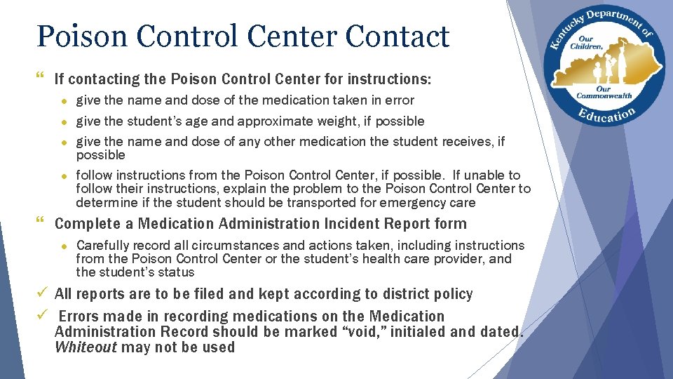 Poison Control Center Contact } If contacting the Poison Control Center for instructions: give