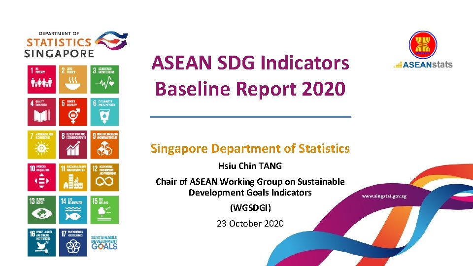 ASEAN SDG Indicators Baseline Report 2020 Singapore Department