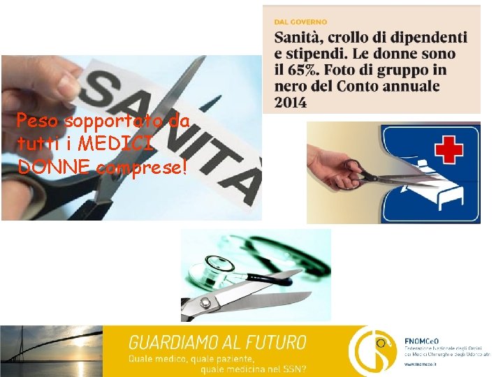 Peso sopportato da tutti i MEDICI DONNE comprese! 
