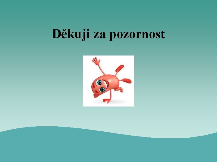 Děkuji za pozornost 