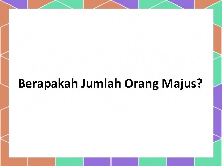 Berapakah Jumlah Orang Majus? 