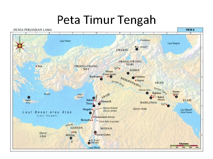 Peta Timur Tengah 