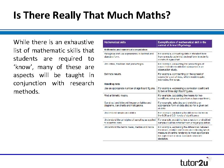 Is There Really That Much Maths? While there is an exhaustive list of mathematic Is There Really That Much Maths? While there is an exhaustive list of mathematic