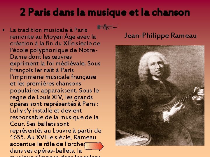 2 Paris dans la musique et la chanson • La tradition musicale à Paris