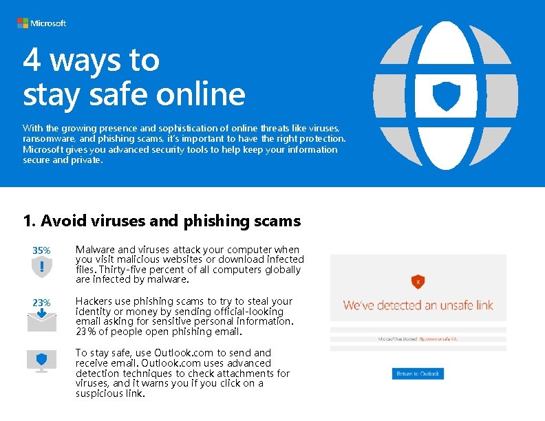 4 ways to stay safe online With the