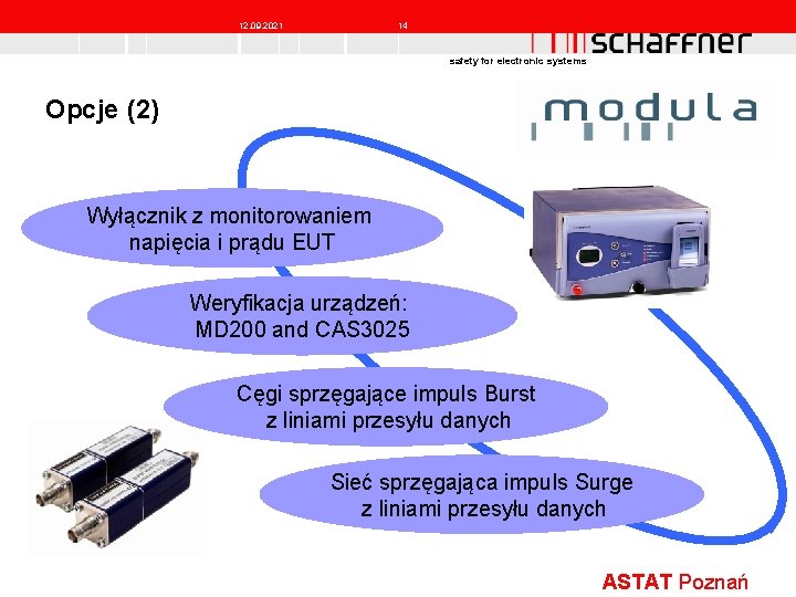 12. 09. 2021 14 safety for electronic systems Opcje (2) Wyłącznik z monitorowaniem napięcia 12. 09. 2021 14 safety for electronic systems Opcje (2) Wyłącznik z monitorowaniem napięcia