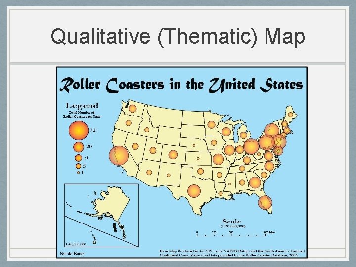 Qualitative (Thematic) Map 