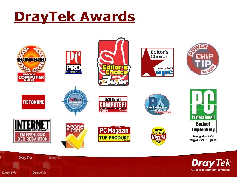 Dray. Tek Awards 