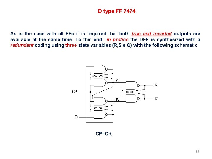 D type FF 7474 As is the case with all FFs it is required D type FF 7474 As is the case with all FFs it is required