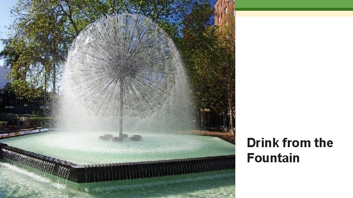 Drink from the Fountain 