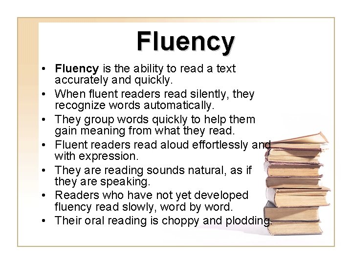 Foundations of ResearchBased Reading EPI 10010 Instructor Shannon